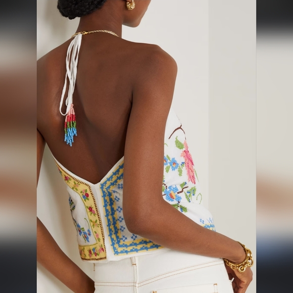 Farm Rio NWT Grandma Gift Embroidered Top L - Picture 3 of 15